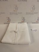 100% Cotton White Tablecloth