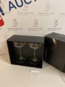 Brand New John Lewis Crystal Glass Set of 2 Saucers