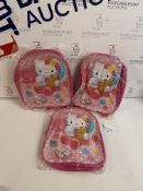 Brand New Hello Kitty Kids Back Pack, Set of 3