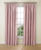 Faux Silk Pencil Pleat Blackout Curtains RRP £99