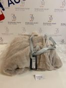 Supersoft Blush Faux Fur Throw, Large RRP £45
