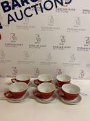 Churchill Super Vitrified Mugs with Saucers, Small Set of 6 RRP £30 Each