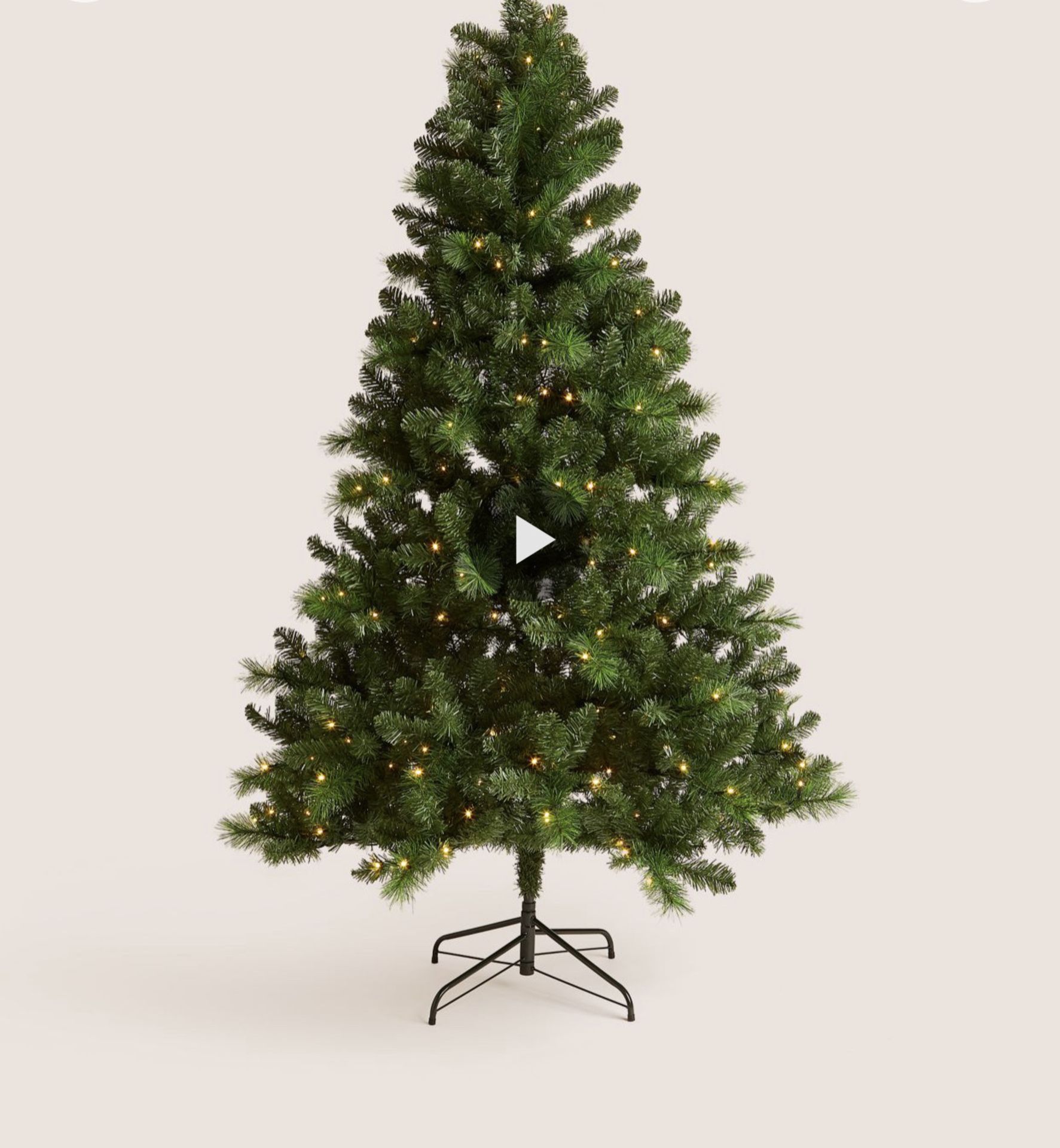 7ft Pre Lit Pine Christmas Tree RRP £95