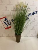 Artificial Tall Grass with White Flowers RRP £35