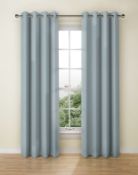 Lined Banbury Weave Eyelet Curtains RRP £85