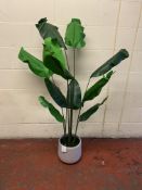 Floor Standing Banana Leaf Faux Plant RRP £79