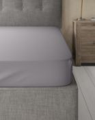Cotton Percale Fitted Sheet, Double