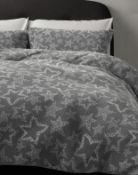 Soft Fleece Star Print Bedding Set, Single