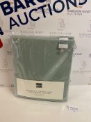 Blackout & Thermal Lined Plain Cotton Pencil Pleat Curtains RRP £59