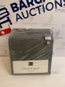 Blackout & Thermal Lined Plain Cotton Pencil Pleat Curtains RRP £99