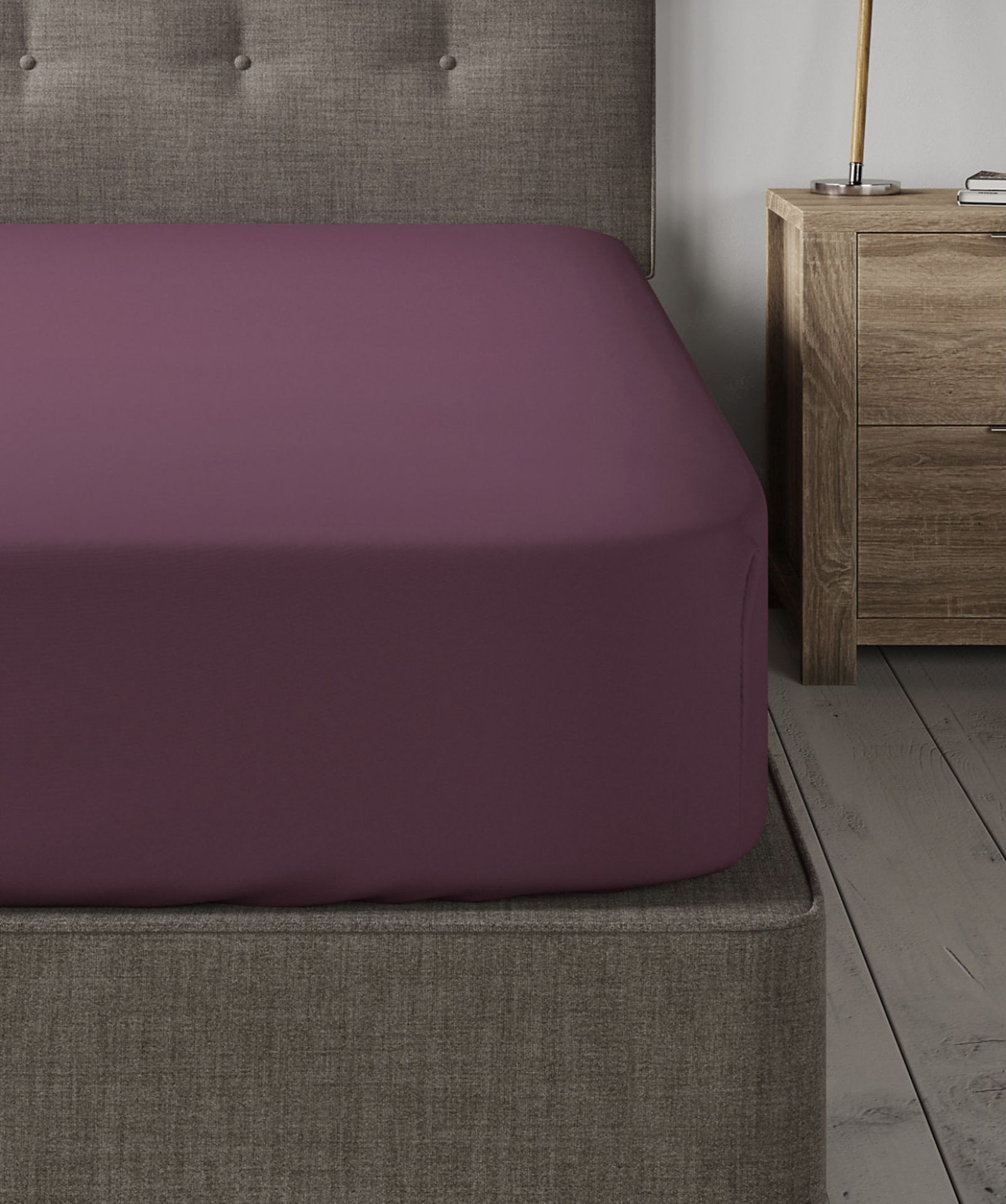 Luxury Egyptian Cotton 230 Thread Count Deep Fitted Sheet, King Size RRP £27.50