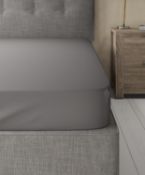 Cotton Percale Fitted Sheet, Single