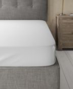 Egyptian Cotton 400 Thread Count Sateen Fitted Sheet, Single RRP £29.50