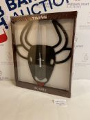 Brand New Twins Quartz Black Cow Wall Clock