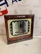 Brand New Twins Quartz Retro TV Design Wall Clock