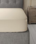 Egyptian Cotton 400 Thread Count Percale Deep Fitted Sheet, King Size RRP £45