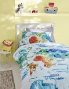 Cotton Rich World Map Bedding Set, Double