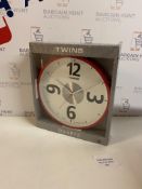 Brand New Twins Quartz Wall Clock