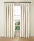 Faux Silk Pencil Pleat Blackout Curtains RRP £79