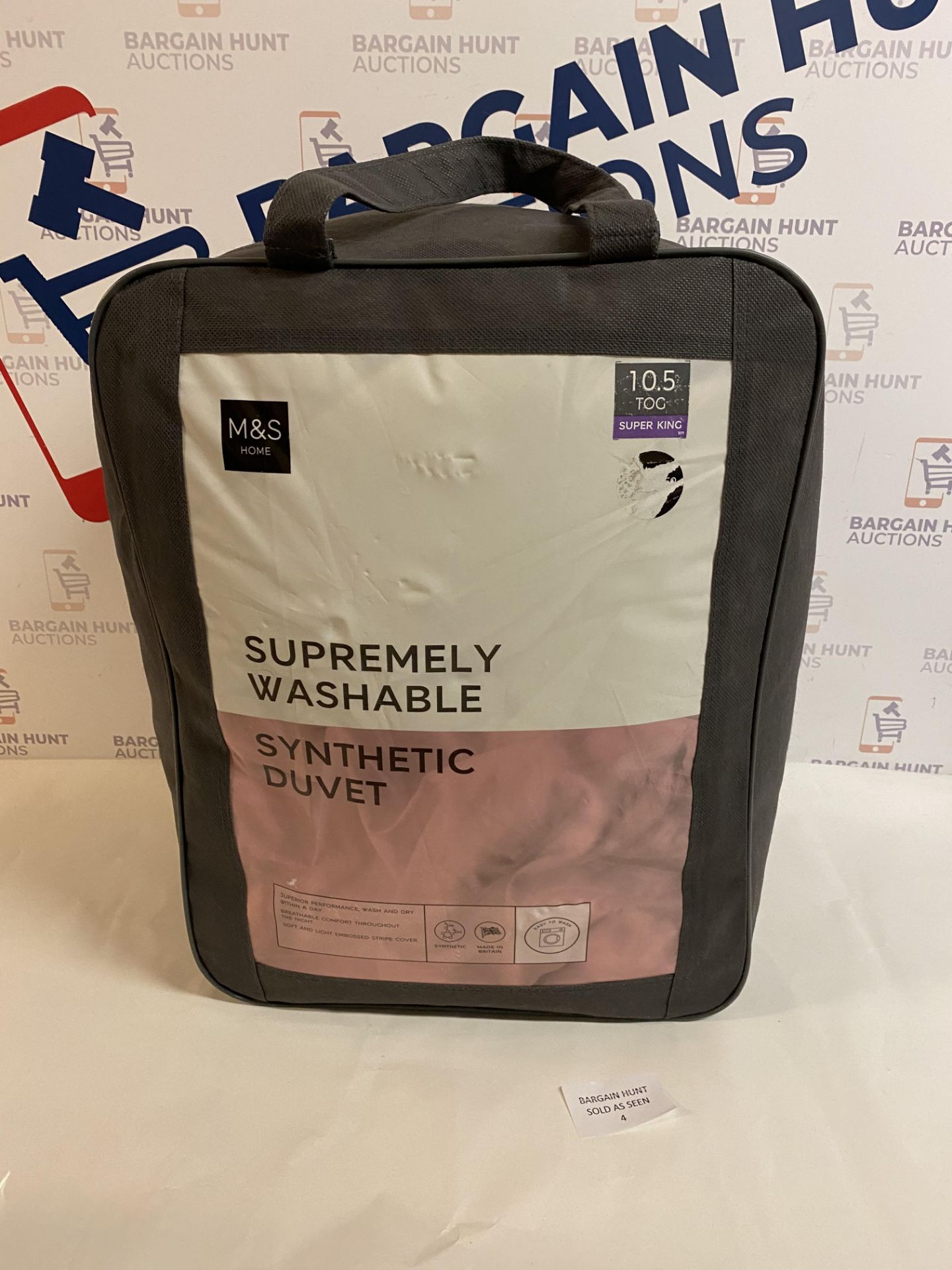 Supremely Washable Synthetic 10.5 Tog Duvet, Super King RRP £47.50