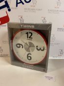 Brand New Twins Quartz Wall Clock