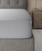 Egyptian Cotton 400 Thread Count Percale Extra Deep Fitted Sheet, King Size RRP £49.50
