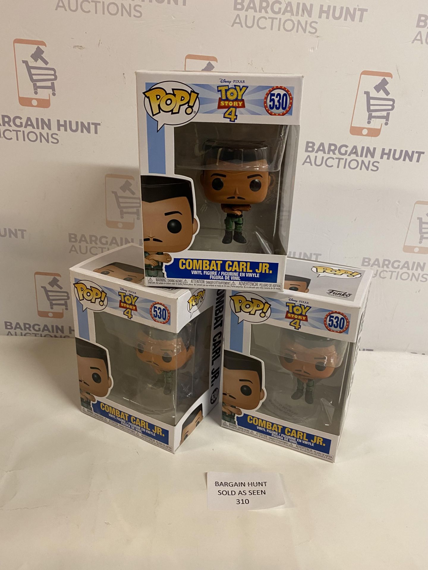 Brand New Funko POP Combat Carl JR Collectible Figure, Set of 3