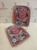 Brand New Peppa Pig Kids Back Pack, Set of 2