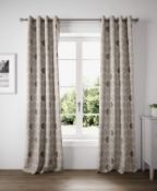 Layla Circles Eyelet Curtains RRP £69