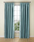 Faux Silk Pencil Pleat Blackout Curtains RRP £129