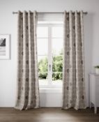 Layla Circles Eyelet Curtains RRP £79