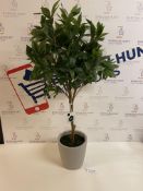 Artificial Tree In Pot (pot damaged, see image) RRP £49.50