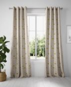 Layla Circles Eyelet Curtains RRP £59