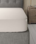 Cotton Percale Deep Fitted Sheet, Double