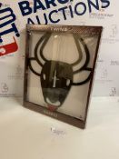 Brand New Twins Quartz Cow Design Wall Clock