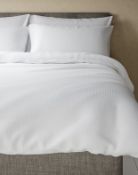 Pure Cotton Waffle Bedding Set, King Size RRP £69