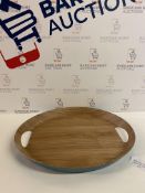 Loft Round Wooden Veneer Tray