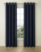 Velvet Eyelet Curtains RRP £129