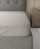 Luxury Egyptian Cotton 400 Thread Count Percale Fitted Sheet, King Size RRP £39.50