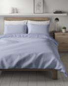 Cotton Rich Waffle Textured Bedding Set, King Size RRP £69