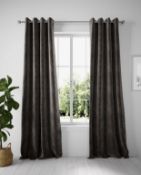 Velvet Eyelet Curtains RRP £109