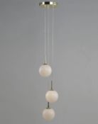 Opal Globe Cluster Pendant Light RRP £89