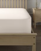 Cotton Percale Extra Deep Fitted Sheet, Single