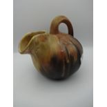 Signed studio pottery jug 12cm tall