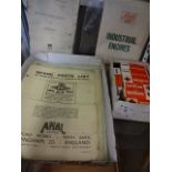 Quantity of automotive ephemera to include Corvette dumper manual, Lister diesel engines, Barber and