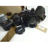 ZENIT 12XP CAMERA BUNDLE HELIOS LENSES, BAG ETC