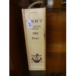 Boxed bottle of Croft late bottled port 1988