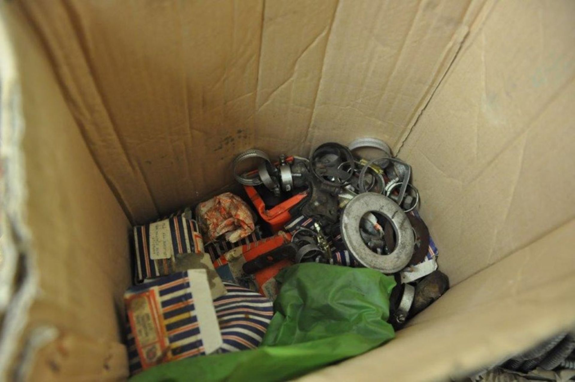 Large Box Of Automobilia incl Engine Coils, Mountings etc. - Image 2 of 5