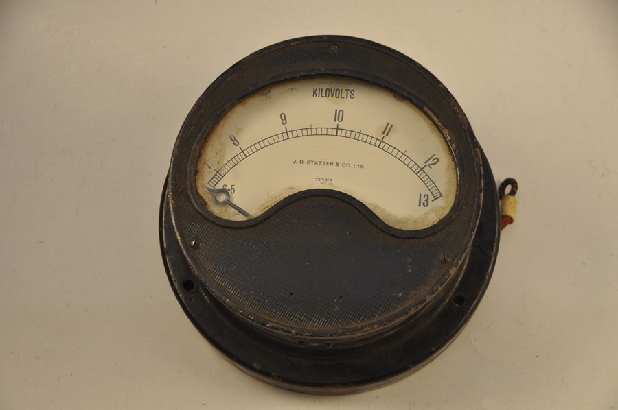 Vintage amperes gauge