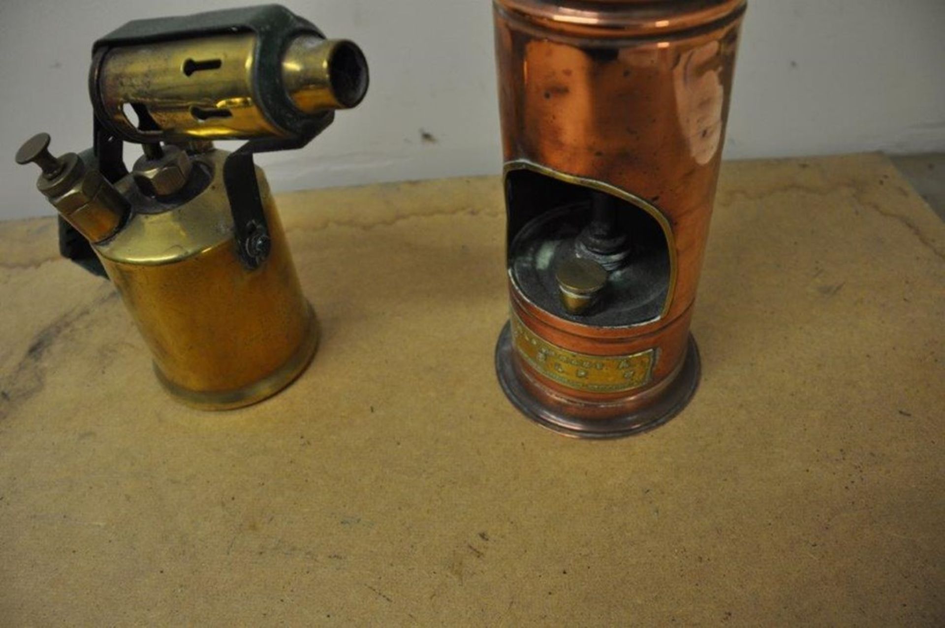 Vintage Copper Burner And Gas Torch - Image 3 of 3